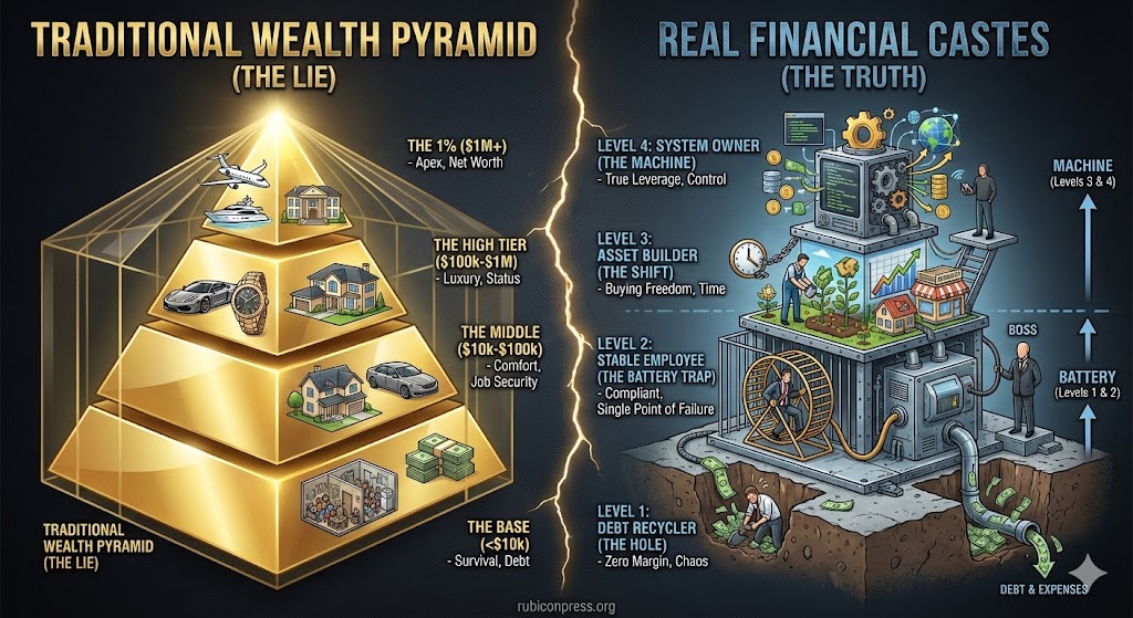 The Wealth Pyramid Is a Lie: The 4 Real Financial Castes